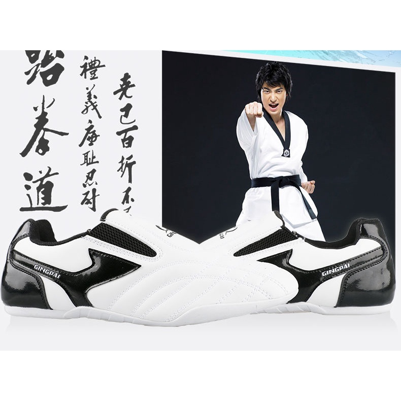 Giày Tập Võ taekwondo Đế Mềm Thoáng Khí Chuyên Nghiệp Cho Người Lớn Và Trẻ Em sanda