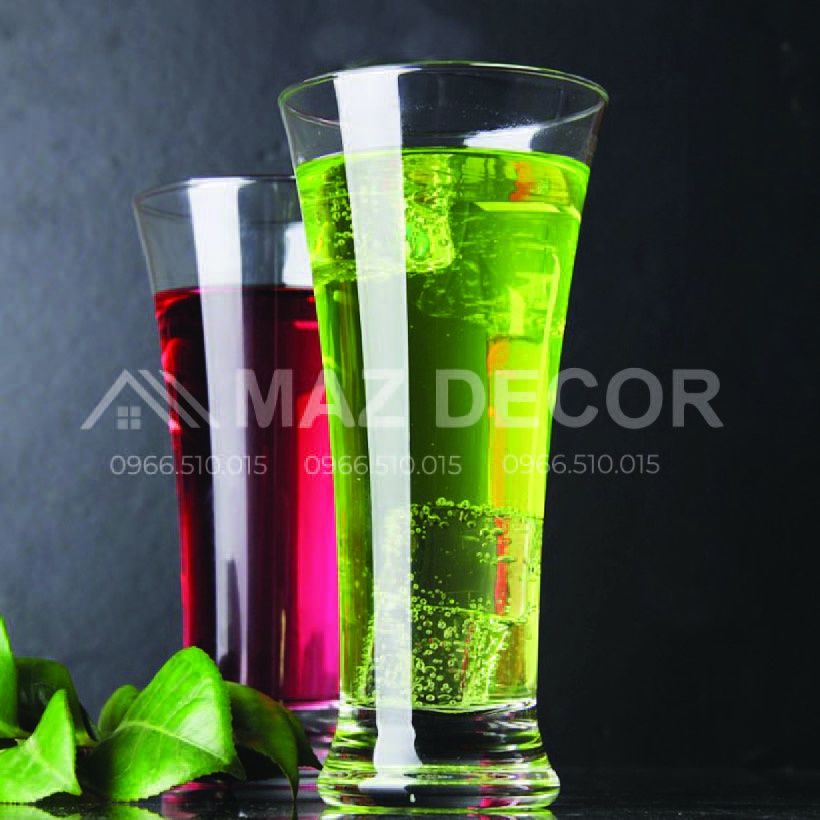 Giá xưởng Bộ 6 ly sinh tố nước ép miệng loe tinh tế ES4001 350ml