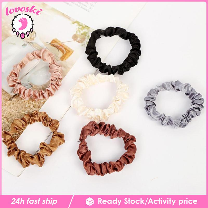 Set 6 Dây Cột Tóc Co Giãn Thời Trang Cho Nữ