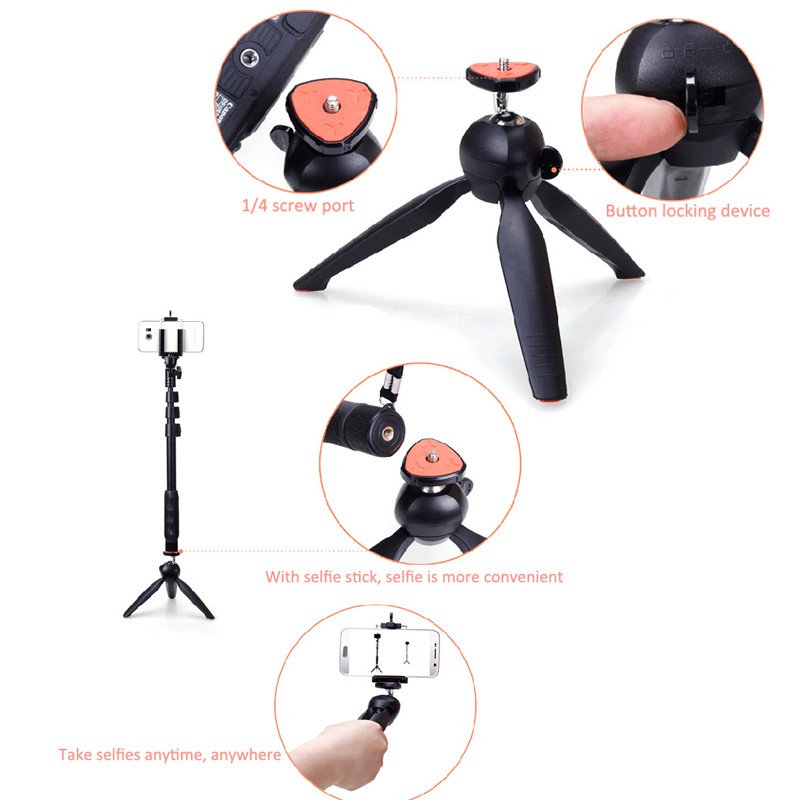 Chân Tripod Cho Điện Thoại Có Thể Điều Khiển Từ Xa | BigBuy360 - bigbuy360.vn