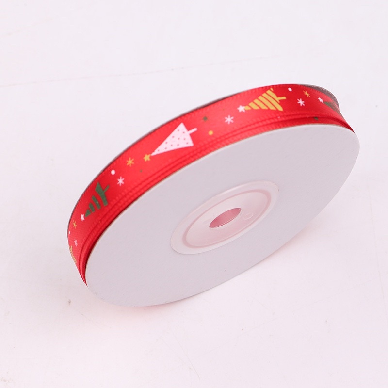 Ruy băng Noel CÂY THÔNG NHIỀU MÀU