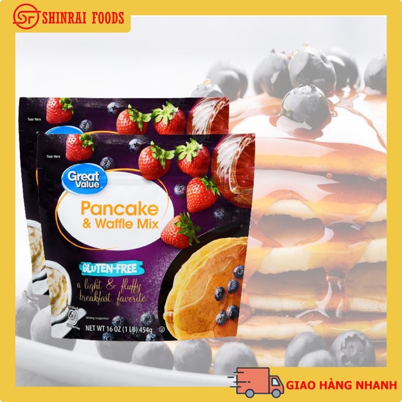Bột pancake Great Value Mỹ- gói 454gram