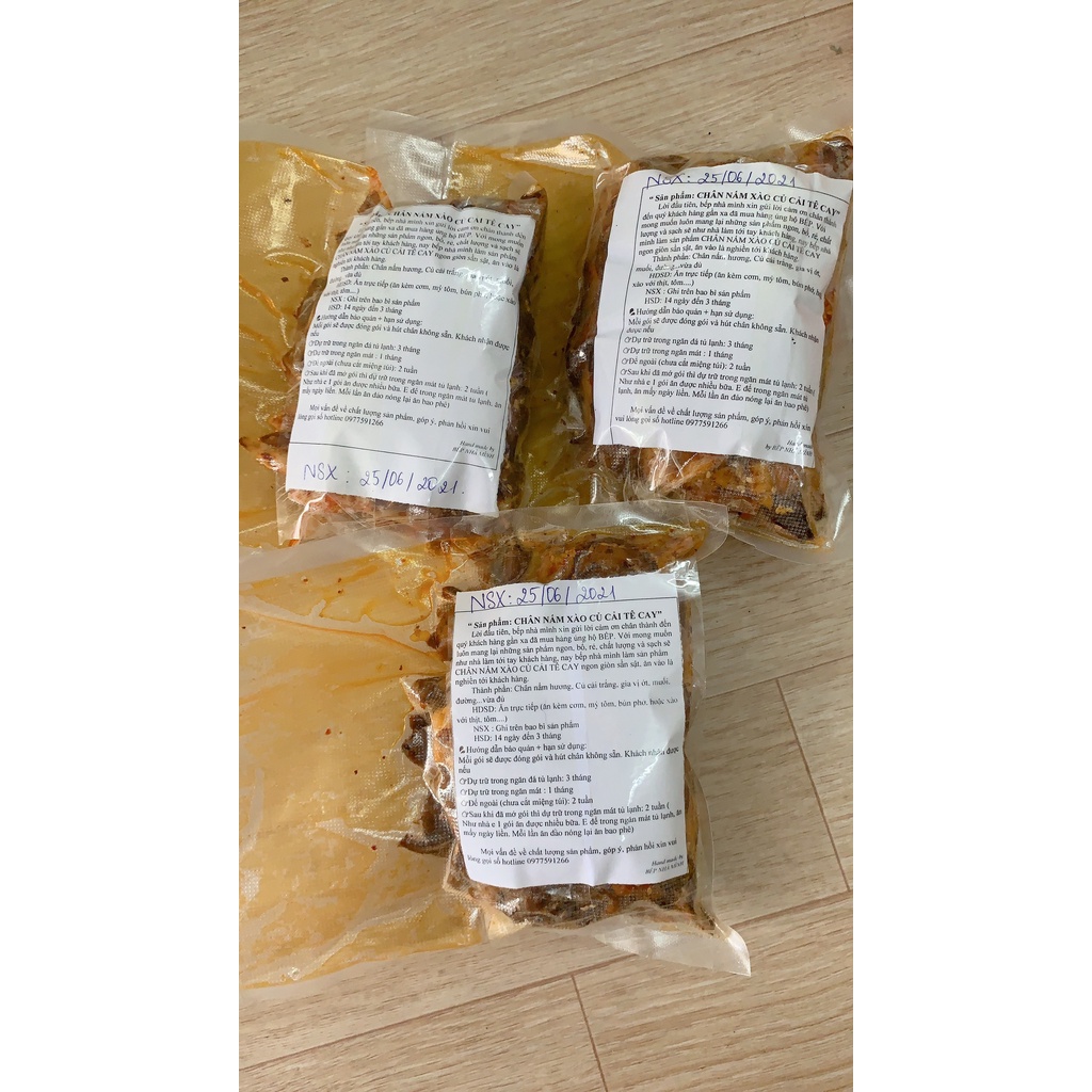 1kg CHÂN NẤM XÀO CỦ CẢI TÊ CAY | BigBuy360 - bigbuy360.vn