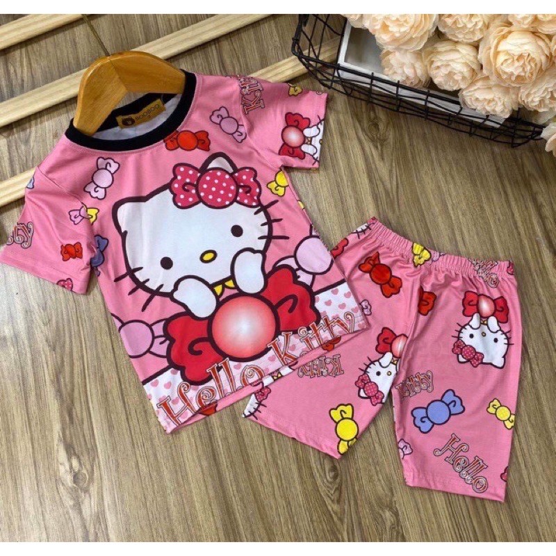 Đồ bộ bé thun lạnh loại 1 siêu mát sỉ quần áo cho bé hồ chí minh Pikakids