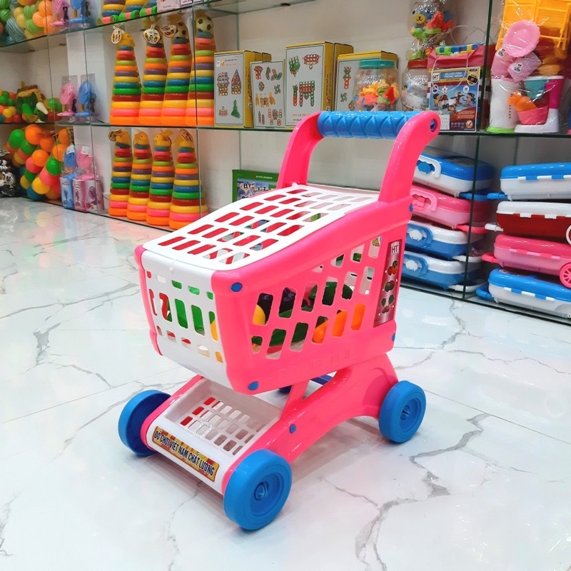 Đồ chơi xe đẩy siêu thị cao cấp cho bé- WinRio.Store