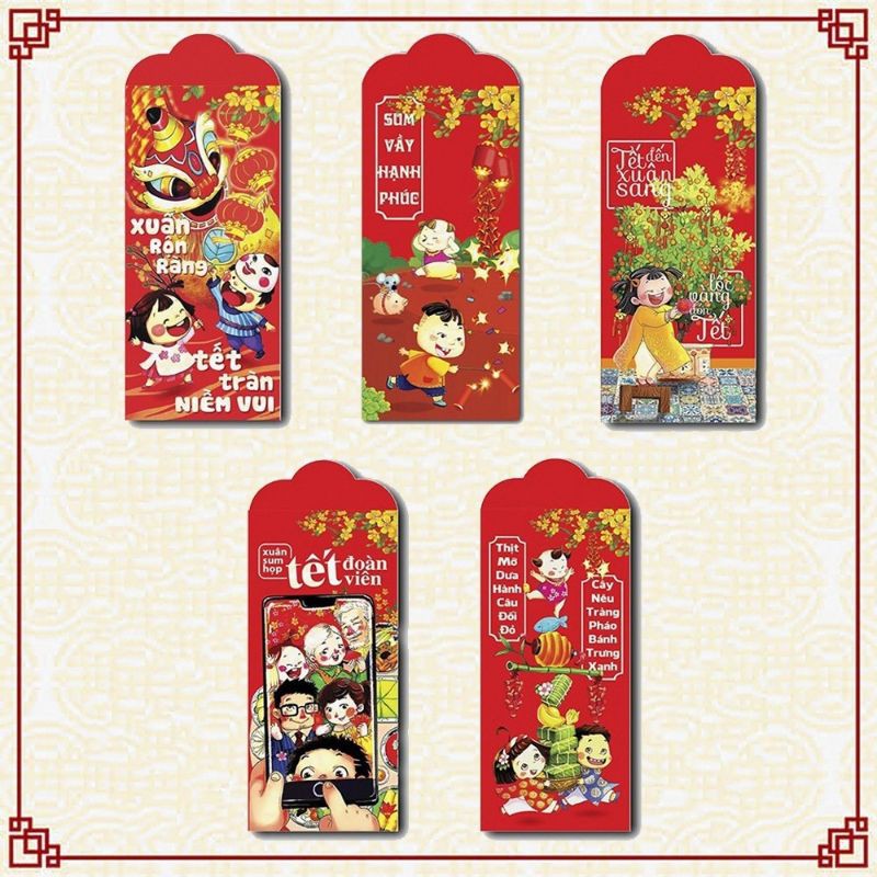 10 BAO LÌ XÌ HOT NHẤT 2021