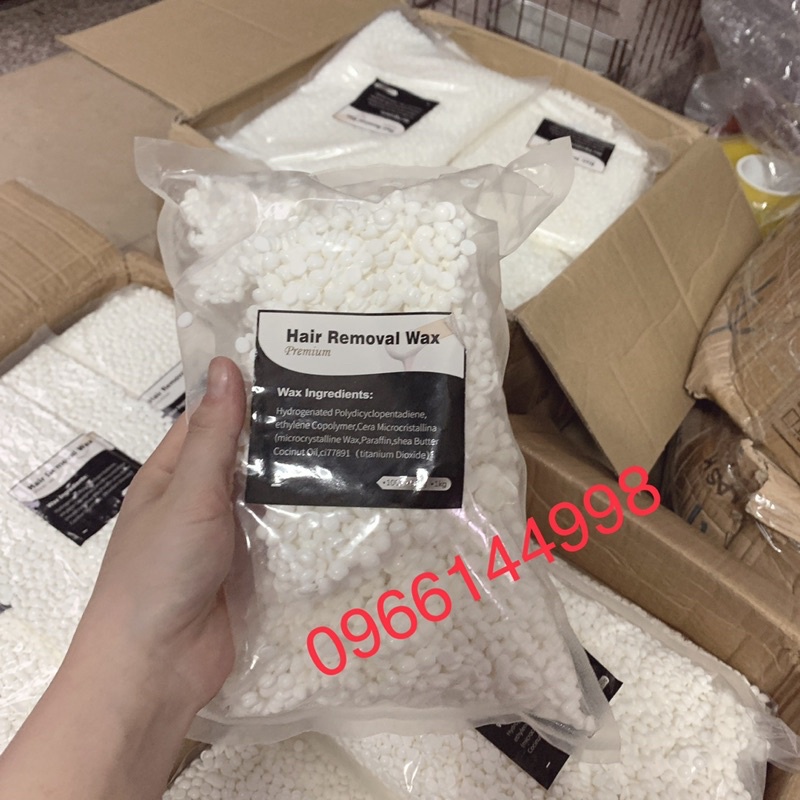 1kg sáp wax dừa, trong suốt, siêu thơm siêu bám lông