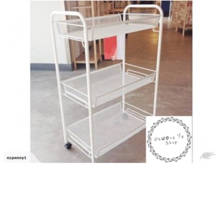 Xe đẩy, kệ để đồ 3 tầng khung sắt