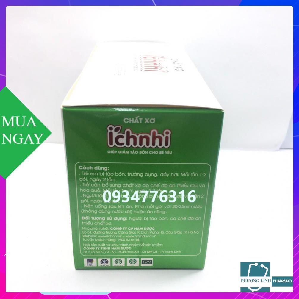 Chất xơ tự nhiên Ích nhi   hộp 20 gói