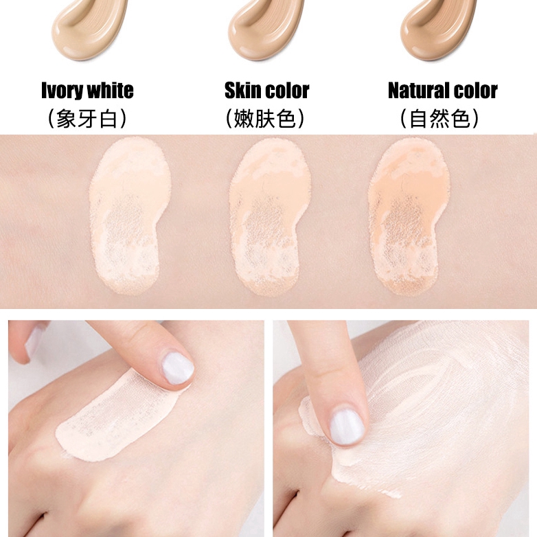 Kem nền BB dạng lỏng VENZEN che khuyết điểm dưỡng ẩm kiểm soát dầu lâu trôi cho da khô dung tích 30ml | BigBuy360 - bigbuy360.vn