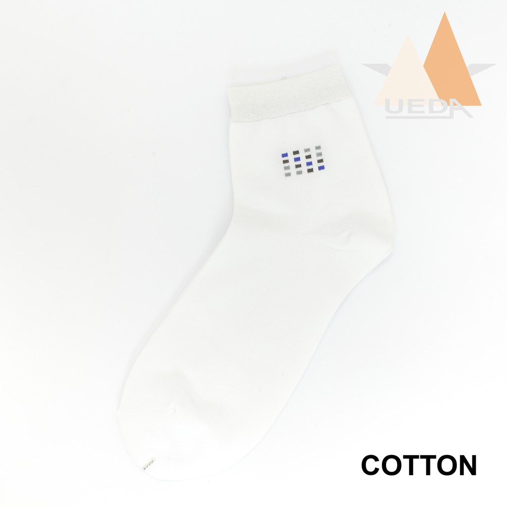 Tất nam cổ trung  Vớ công sở nam cao cấp UEDA sợi cotton khử mùi , chống hôi chân