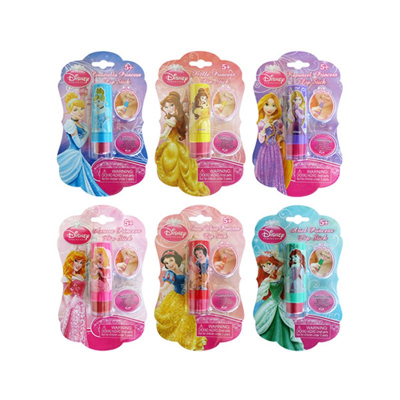 Bafada Disney Children's multicolor lipstick,Safe water soluble formula,Makeup Set, Girls Makeup Kit,child makeup play house toy,girl cosmetics birthday gift christmas gift
