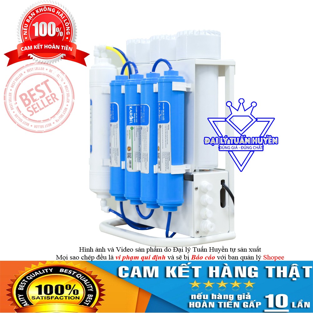 [Mã 267ELSALE1 giảm 5% đơn 3TR] [HÀNG CHÍNH HÃNG] MÁY LỌC NƯỚC KAROFI SLIM S-S038