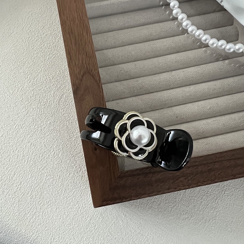 Kẹp Tóc Đính Hoa Trà Phong Cách Hàn Quốc Cổ Điển Dành Cho Nữ