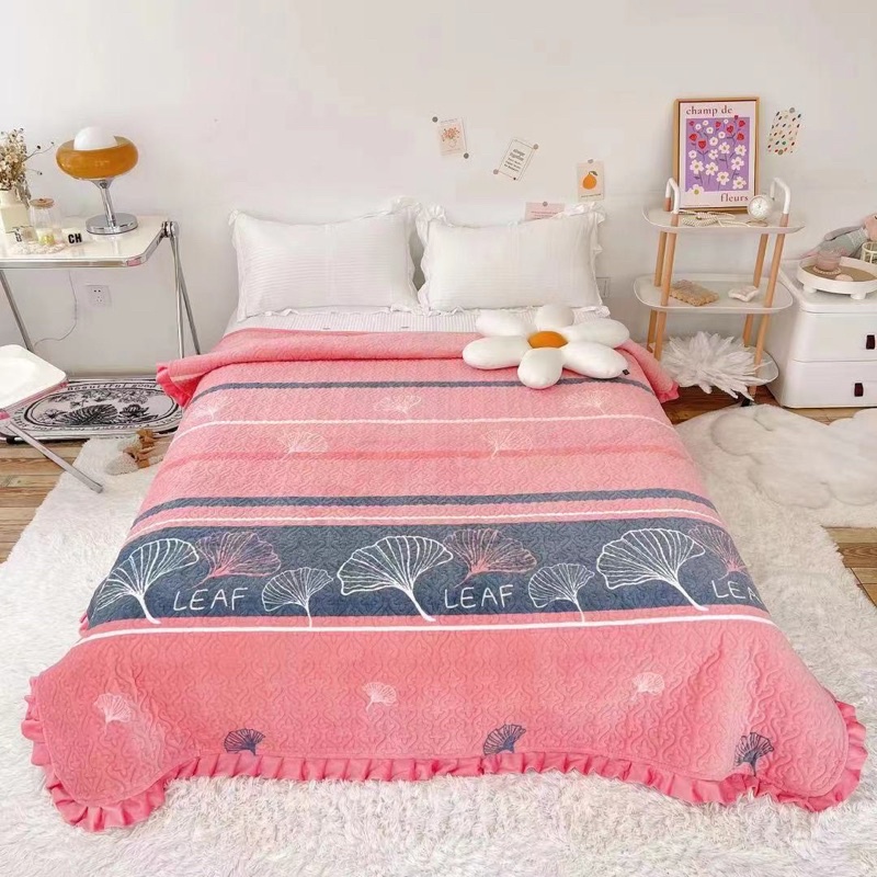 Chăn tuyết sữa nỉ nhung đắp điều hoà,mềm nỉ nhung mềm mịn kt 2mx2m