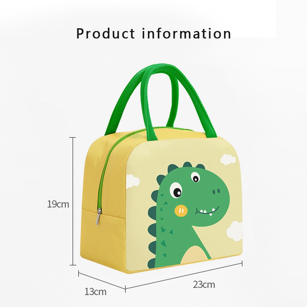 Túi Đựng Hộp Cơm Trưa Họa Tiết Hoạt Hình Dễ Thương Cho Các Bé