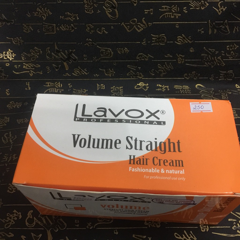 Kem Duỗi Volume Lavox cao cấp 500ml x2 (dành cho tóc duỗi cúp phồng)