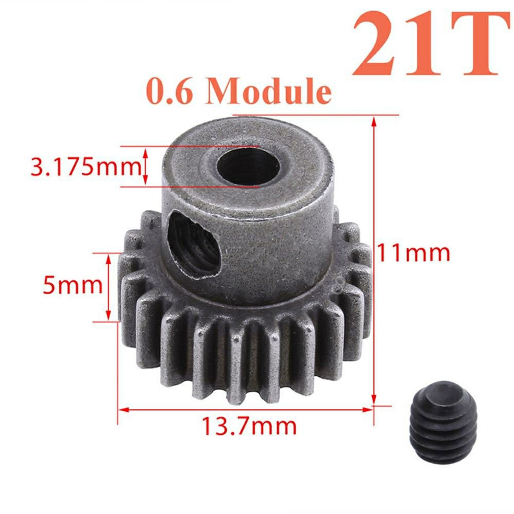 Nhông thép cho xe HSP 1/10 17T 21T 26T 29T 64T cốt 3.175mm