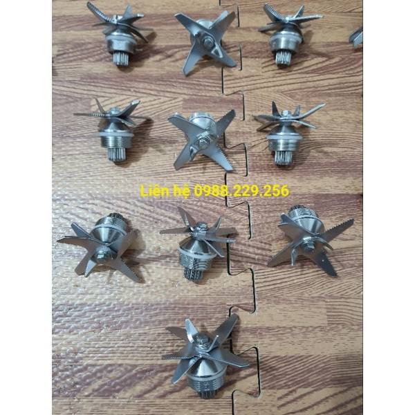 Cụm dao 8 lưỡi bằng thép không gỉ dùng cho MÁY XAY SINH TỐ CÔNG NGHIỆP