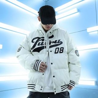 Áo Khoác Phao Cotton Dày Dặn Phong Cách Hip Hop Hàn Quốc Thời Trang Mùa Đông Cho Nam 15 Ngày