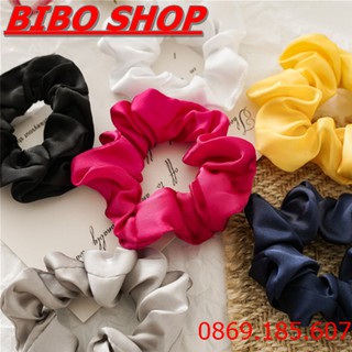 [GIÁ SỐC] Cột Tóc Vải Scrunchies Phi Bóng Loại Đẹp, Dây Buộc Tóc Vải Phi Bóng Nữ Thời Trang