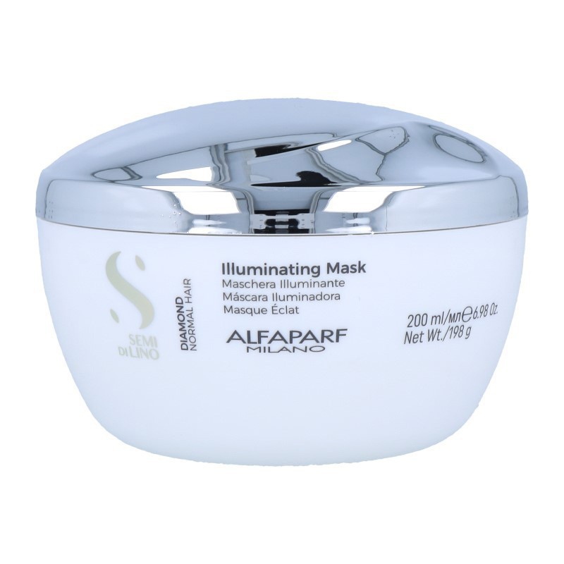 Mặt nạ Diamond chăm sóc tóc bóng mượt Semi Dilino Illuminating Mask Alfaparf 200ml