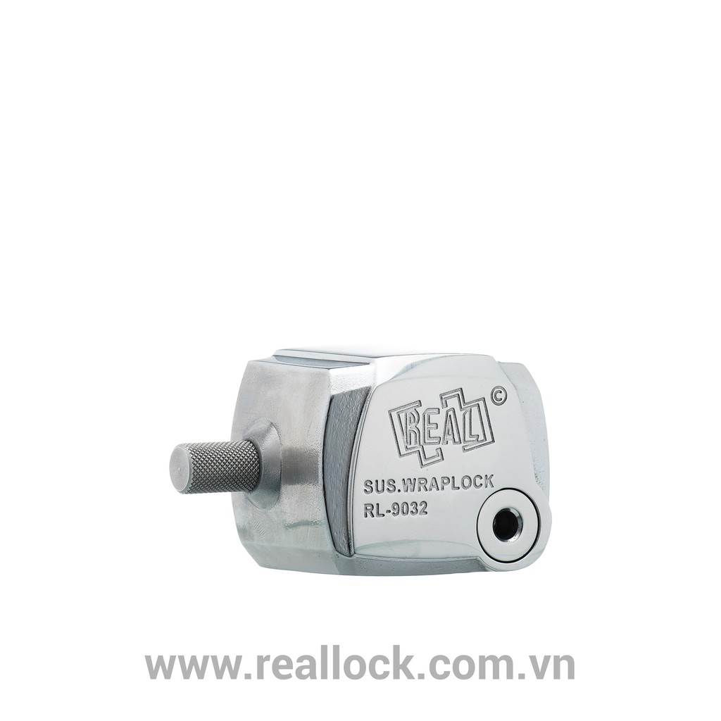 Khóa chụp Inox 304 chống cắt móc, cắt bát cửa hiệu Real Đài Loan RL9032-01