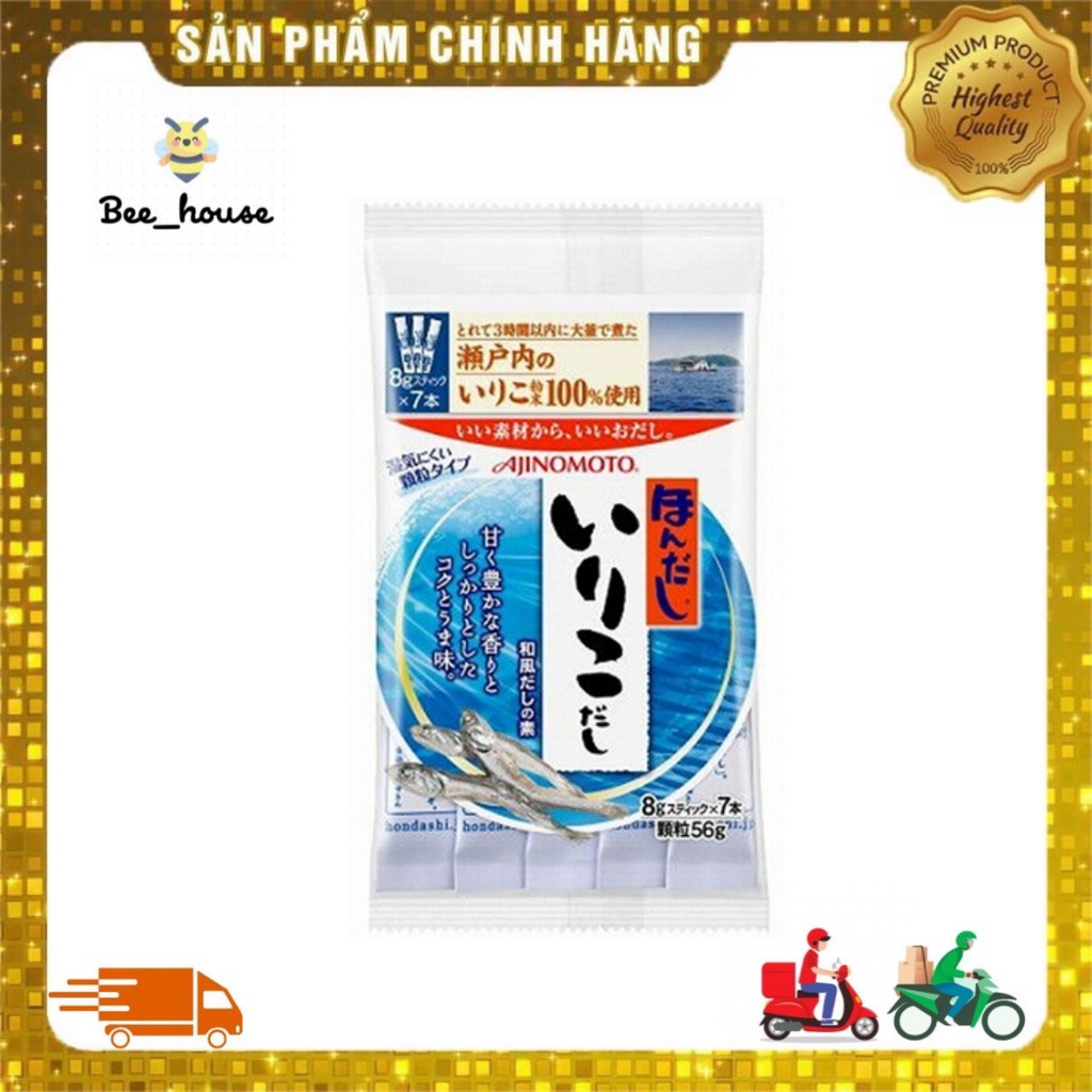 (T6.2025) Hạt nêm cá mòi ajinomoto Nhật Bản 56gr - 𝐁𝐞𝐞 𝐡𝐨𝐮𝐬𝐞