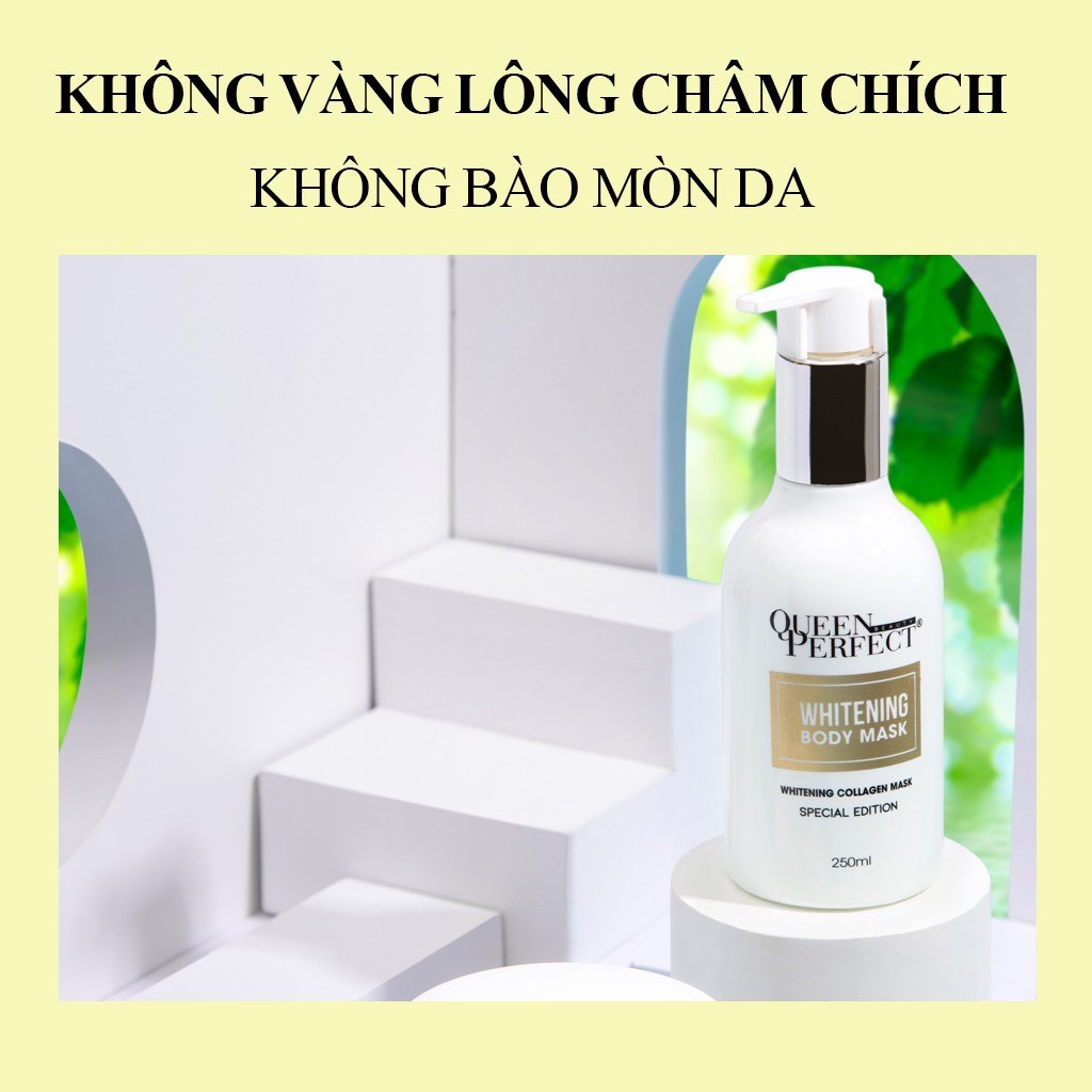Ủ Yến Tươi Dưỡng Trắng Body QUEENPERFECT Mờ Thâm,Sạm Da,Da Bắt Nắng, Cháy Nắng, Da Không Đều Màu, Nuôi Da Căng Mọng | BigBuy360 - bigbuy360.vn