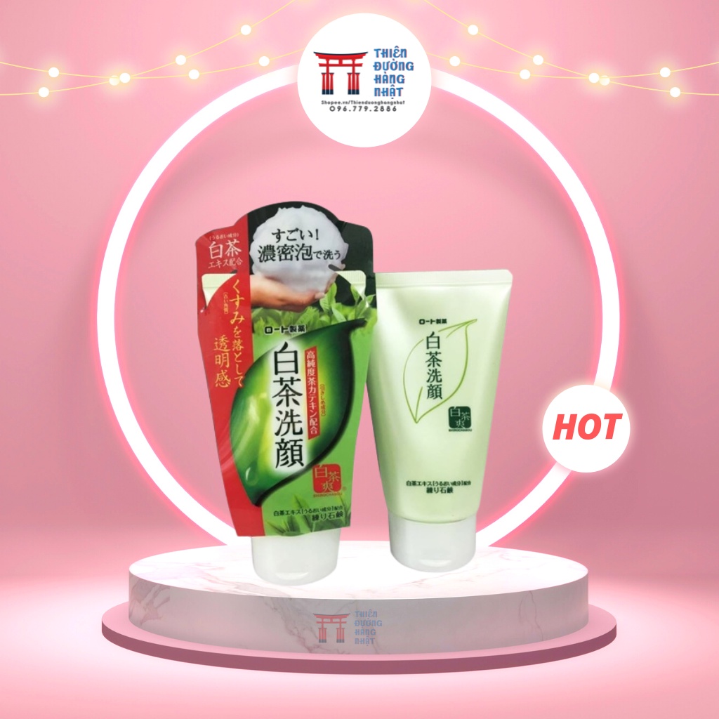 Sữa rửa mặt trà xanh Shirochasou Nhật Bản