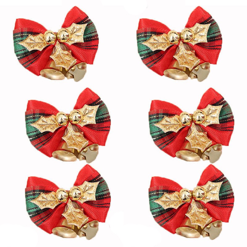 Set 10 Nơ 5cm Trang Trí Cây Thông Noel