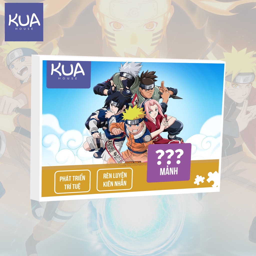 Tranh ghép hình Naruto 80,120,300  Đồ chơi giáo dục - Phát triển trí tuệ