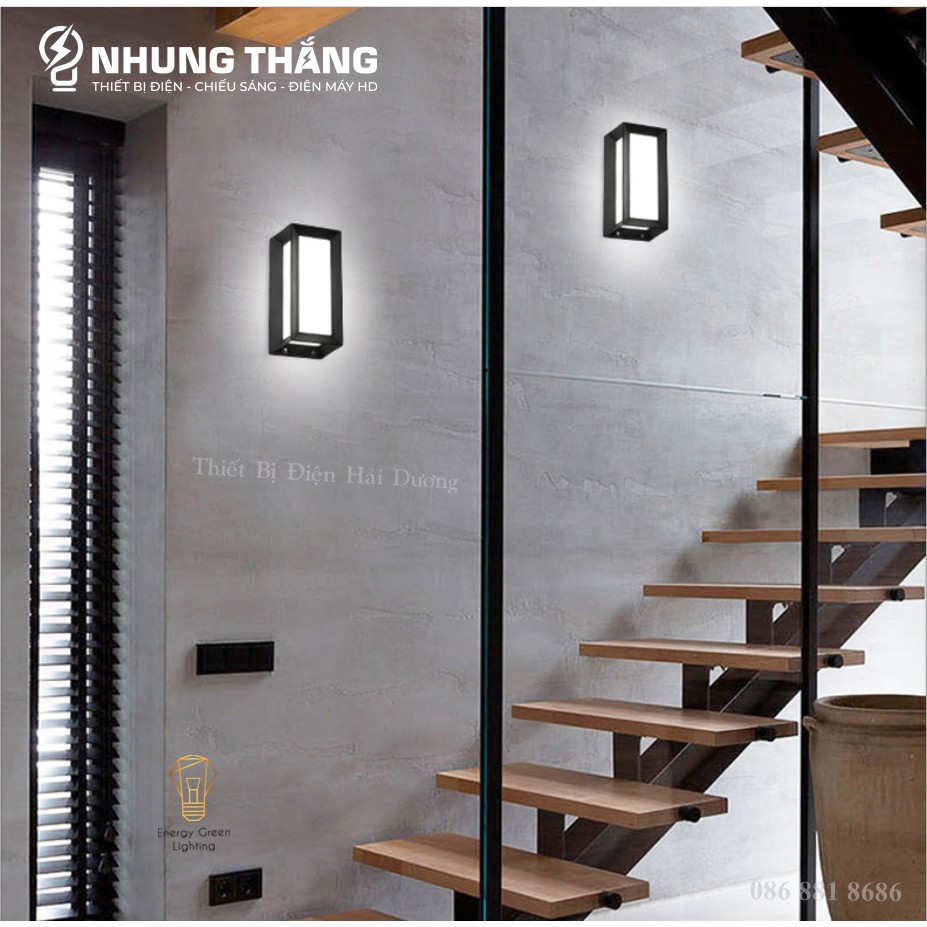 Đèn Tường - Hiên Nhà - Gắn Cổng - Phong cách Bắc Âu - Thân Nhôm Chống Nước Cao Cấp - Bảo Hành 1 Năm