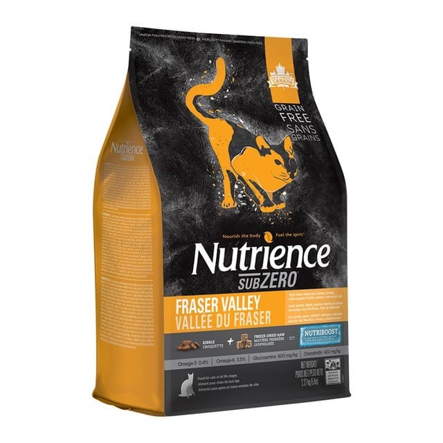 [DINH DƯỠNG CAO] Thức Ăn Hạt Cho Mèo Ba Tư Nutrience Subzero Bao 5kg - Thịt Gà, Cá Hồi, Rau Củ Quả, Trái Cây Tự Nhiên