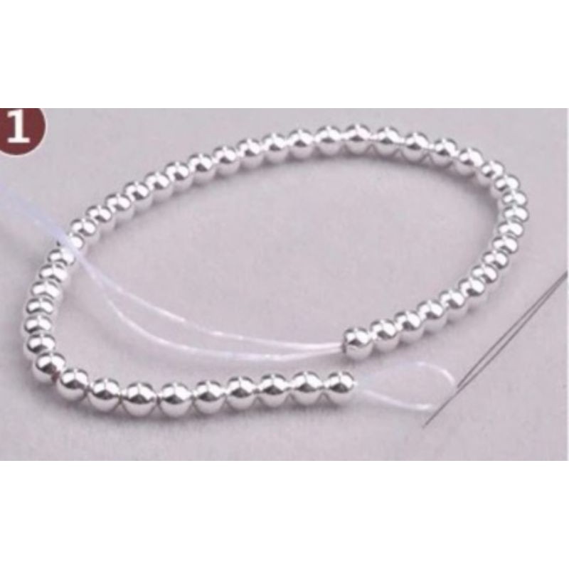 Charm bi bạc 925 3mm - RusticShop
