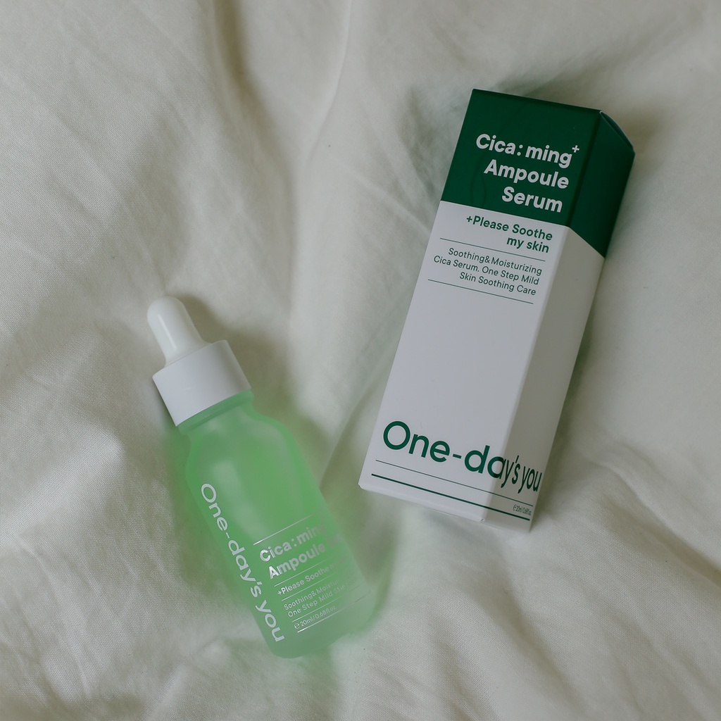 Serum Giảm mụn Thuần Chay Cho Da Nhạy Cảm ONE DAY'S YOU Cicaming Ampoule