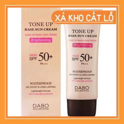 [Mã FMCG8 - 8% đơn 250K] Hàng Chính Hãng – Kem Chống Nắng Trắng Da DABO Tone Up Base Sun cream Cao Cấp Hàn Quốc – 70ml