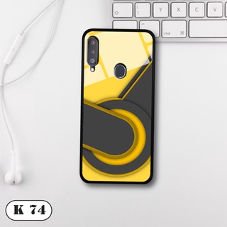 Ốp lưng samsung galaxy a20s - lưng kính 3d
