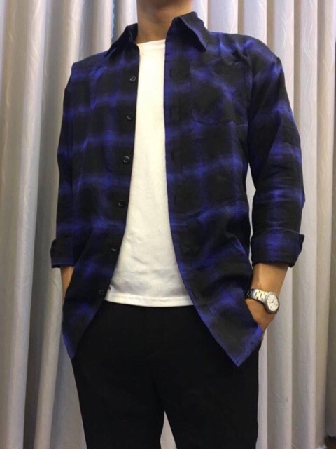 Áo sơ mi caro dài tay | BigBuy360 - bigbuy360.vn