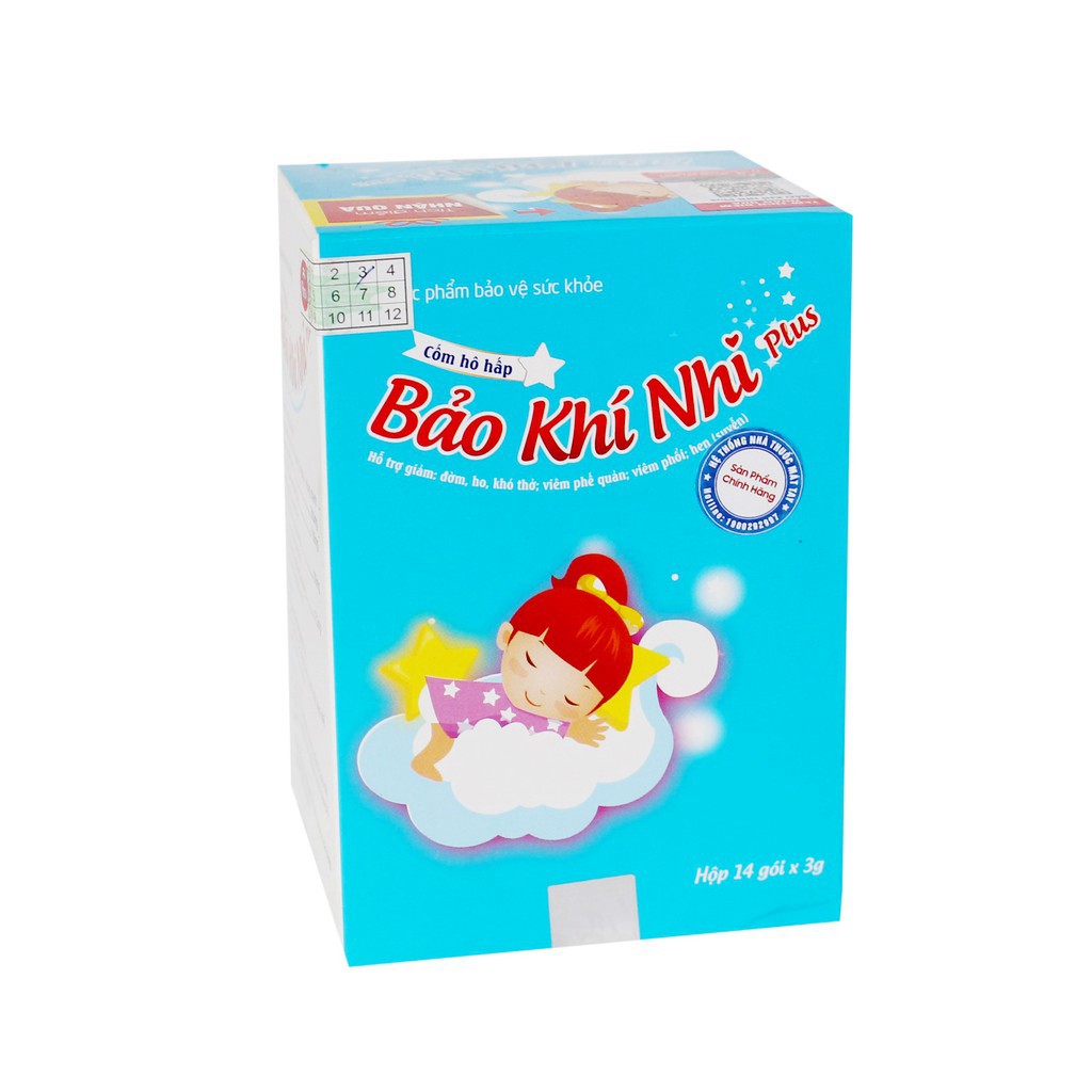 ✅  Bảo Khí Nhi Plus - Hộp 14 Gói - Tăng Cường Sức Khỏe Đường Hô Hấp  [Date xa]