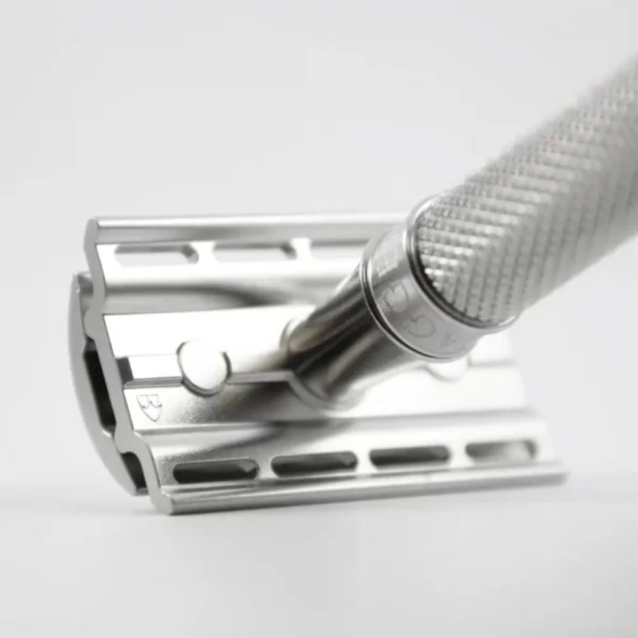 Dao cạo râu Edwin Jagger 3ONE6 Stainless Steel Knurled Safety Razor