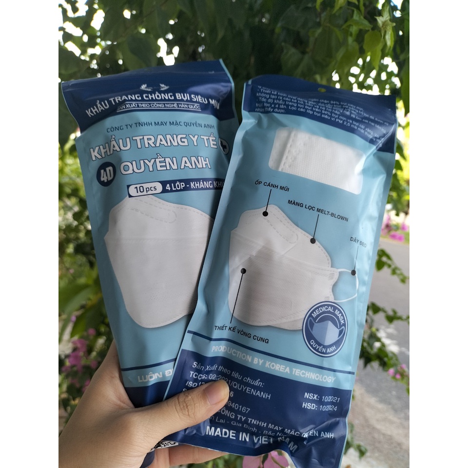 Set 50 Chiếc Khẩu trang 4 Lớp KF94 Quyền Anh (QA Mask)  Chống Bụi Mịn Và Kháng Khuẩn Hàng Cao Cấp Hàn Quốc | BigBuy360 - bigbuy360.vn