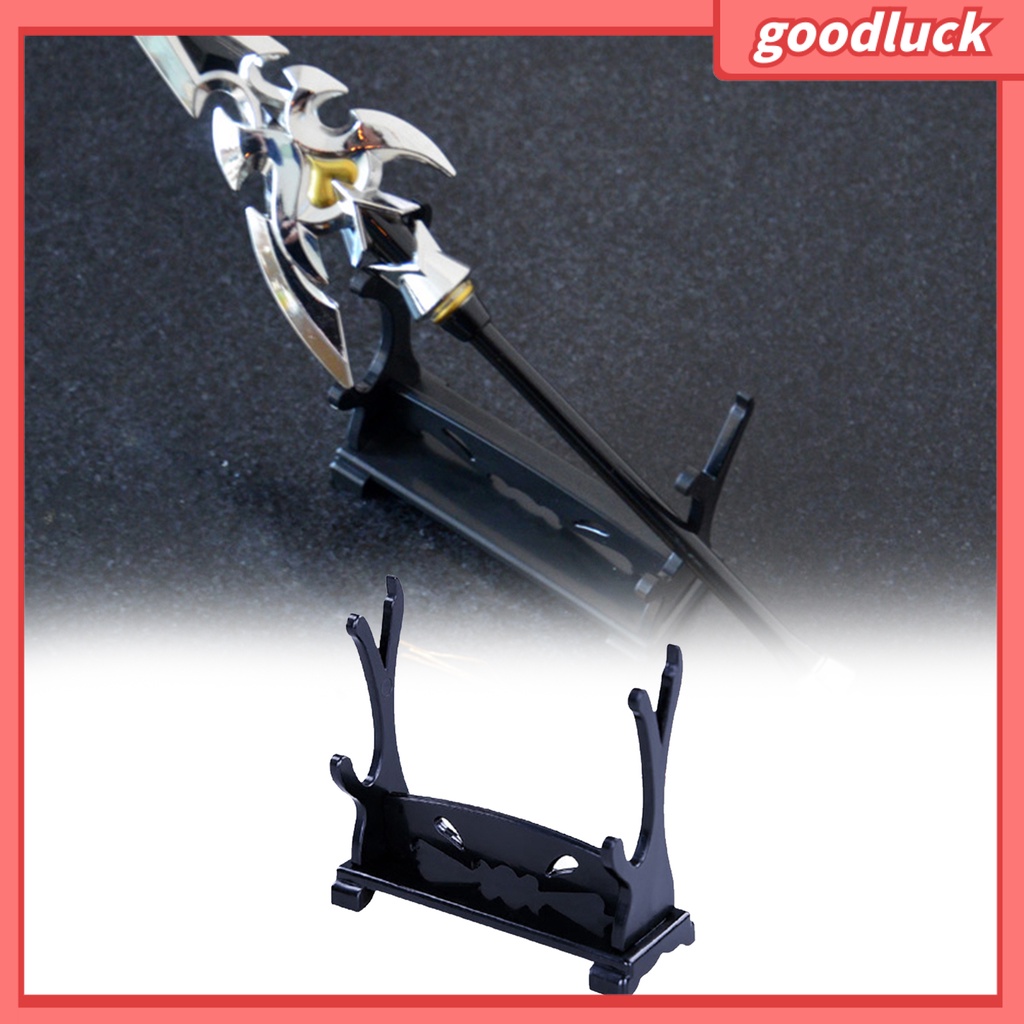 Giá đỡ thanh kiếm hai tầng bằng nhựa thân thiện với môi trường trang trí phòng ngủ