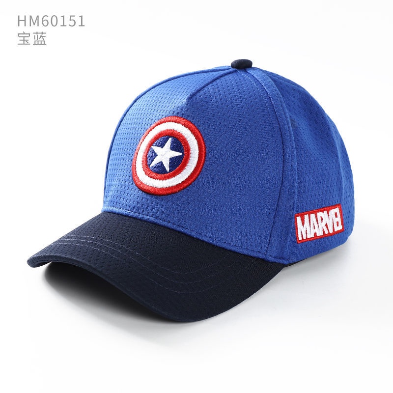 ♛Mũ Lưỡi Trai Vải Cotton In Hình Người Nhện Marvel Thời Trang Xuân Thu Cho Bé Trai