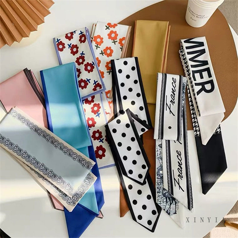 Dây Buộc Tóc Ruy Băng Thắt Nơ Đa Năng Phong Cách Pháp