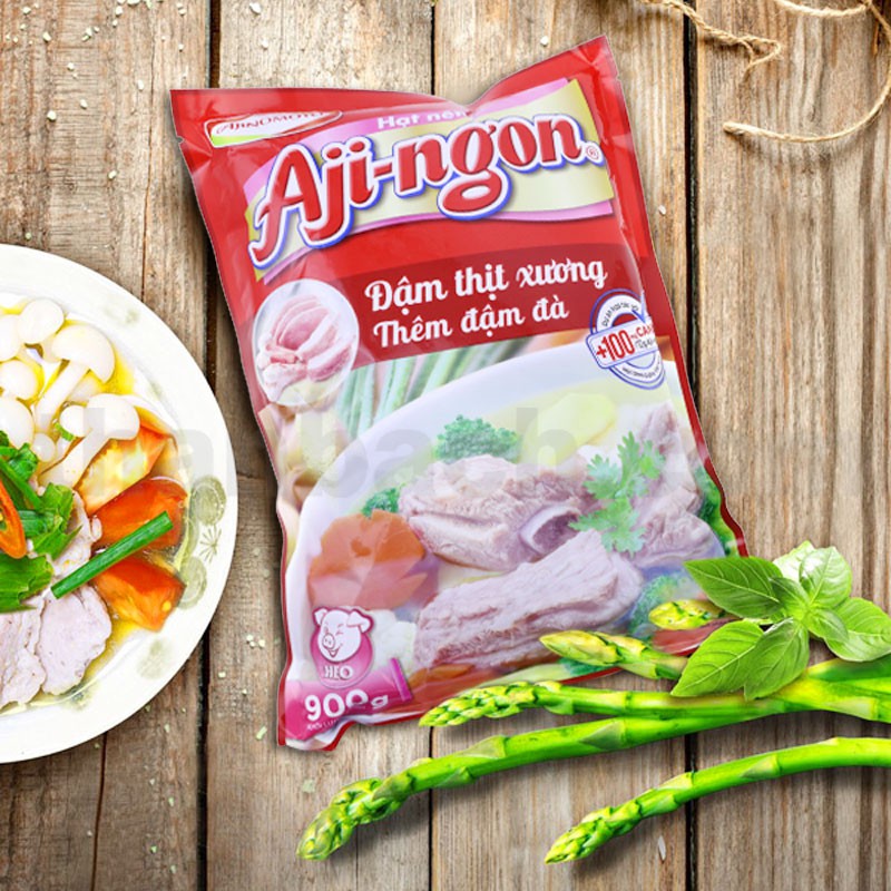 Hạt nêm Aji ngon gói 400g, 900gr date mới