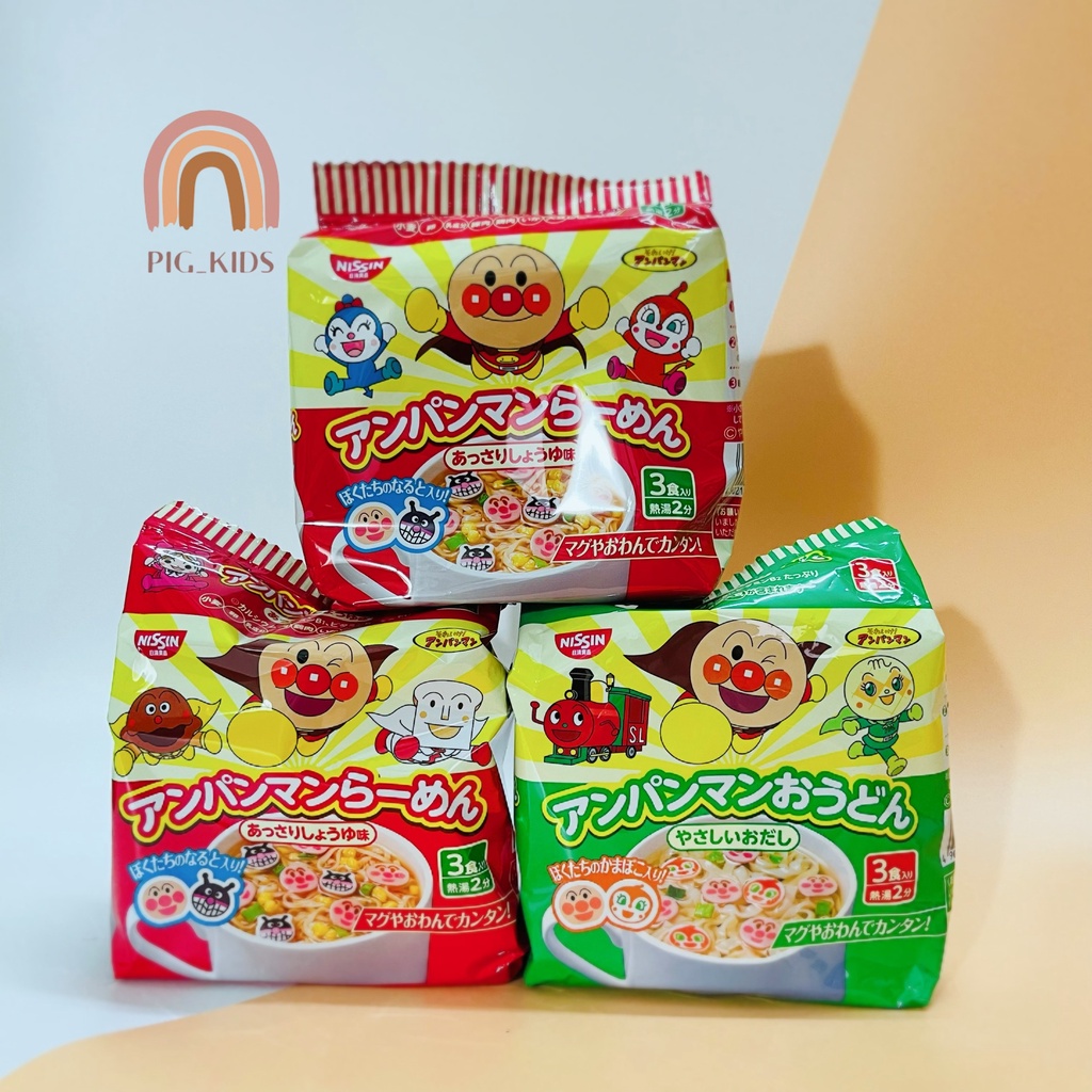 Mì chú hề Apaman Nissin Nhật Bản, mì ăn liền cho bé 90gr