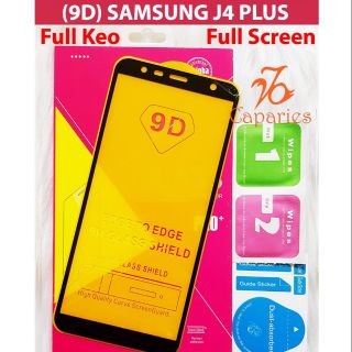 Kính cường lực 9D full màn samsung galaxy j4 plus full keo toàn màn hình