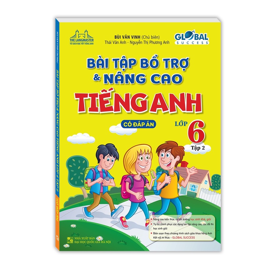 Sách - GLOBALL SUCESS Bài tập bổ trợ và nâng cao tiếng anh lớp 6 tập 2