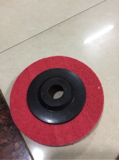Nỉ đỏ đánh bóng inox